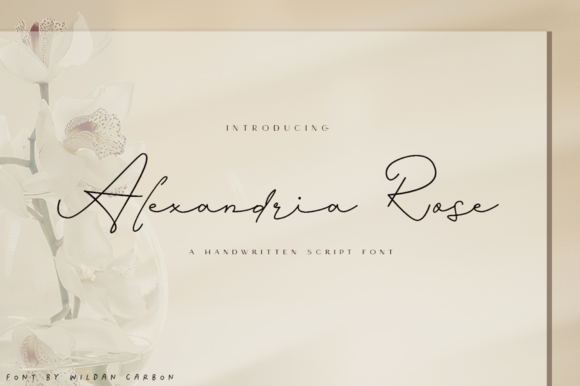 Alexandria Rose: A Font for Polished Branding
