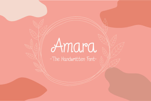 Amara: A Handwritten Font for Creative Marketing
