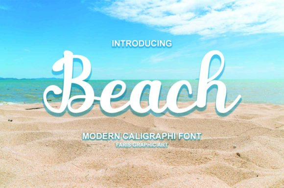 Beach: A Handwritten Font for Web Design