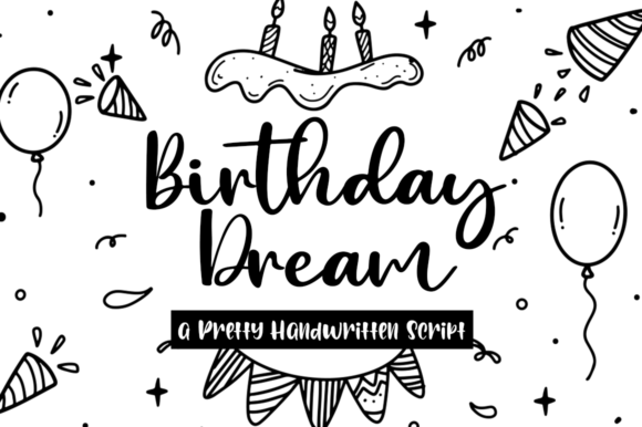 Birthday Dream Font for Business
