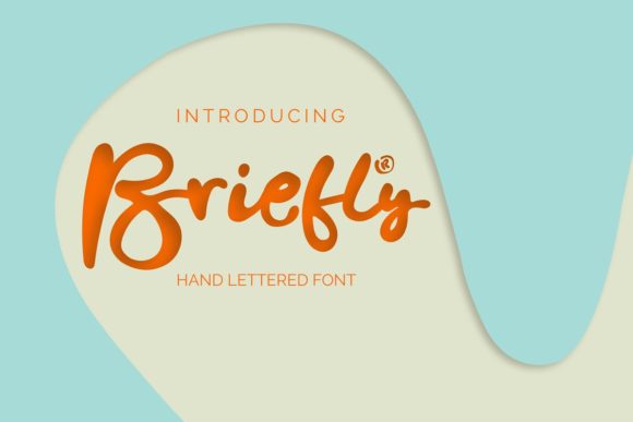 Briefly: A Delicate Handwritten Font