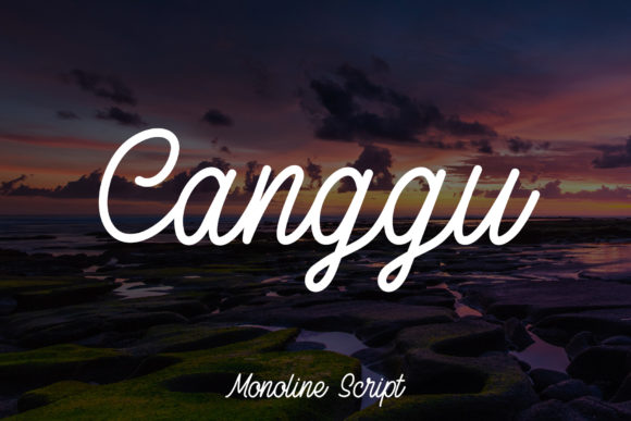 Canggu: A Gorgeous Handwritten Font