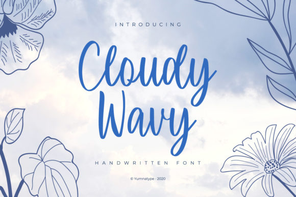 Cloudy Wavy: A Font for Creative Campaigns