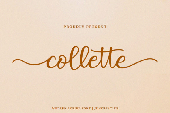 Collette: A Delicate Script for Creative Projects