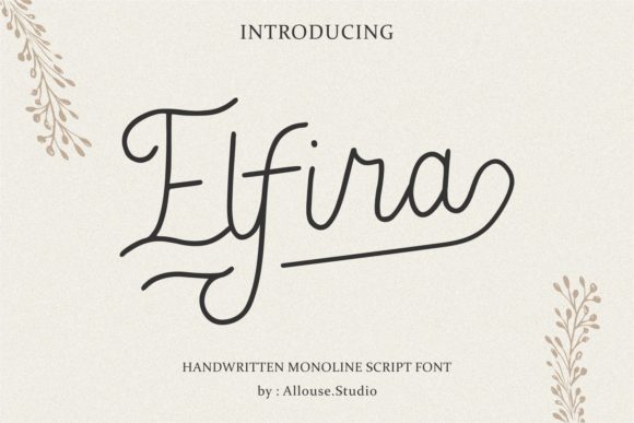 Elfira: A Delicate Script Font for Web Design
