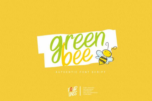 Green Bee: A Handwritten Font for Creative Campaigns