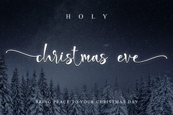 Holy Christmas Eve Font Review