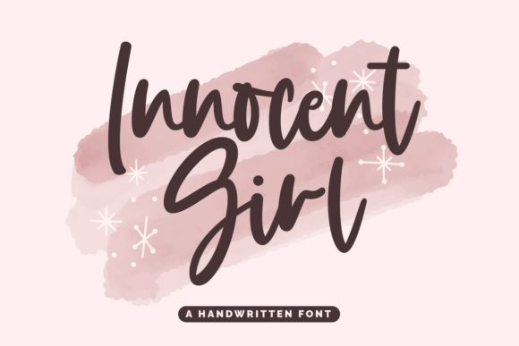 Innocent Girl Font: Elegant Script for Designers