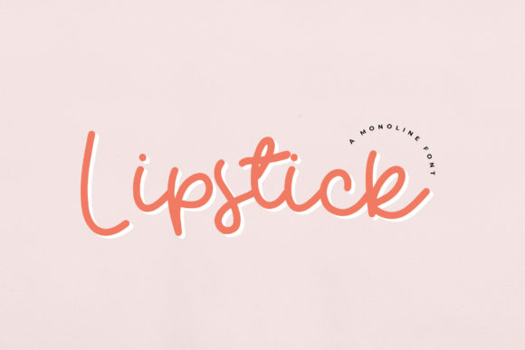 Lipstick: A Handwritten Font for Elegant Design