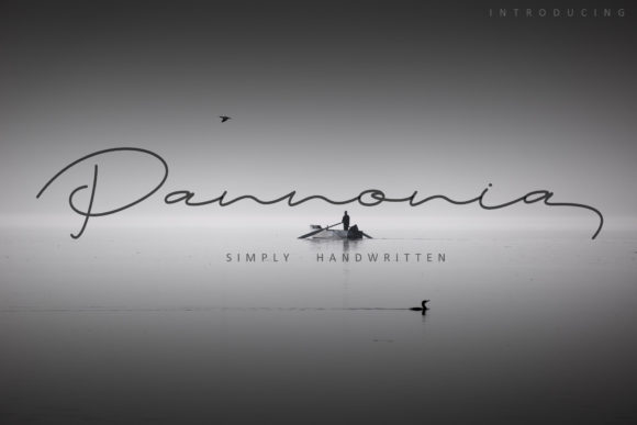 Pannonia: A Handwritten Font for Elegant Design