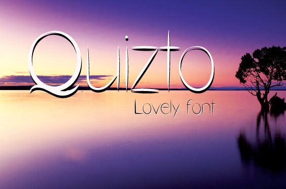 Quizto: A Handwritten Font for Creative Campaigns