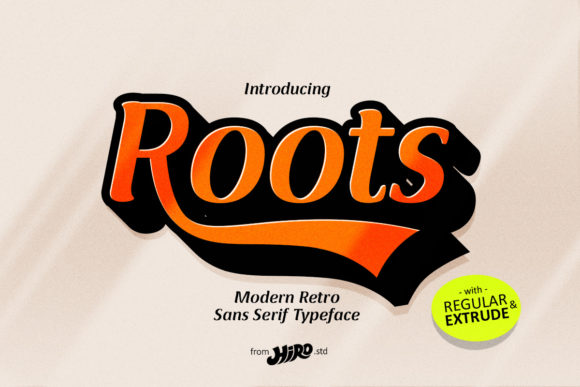Roots: A Bold Handwritten Font