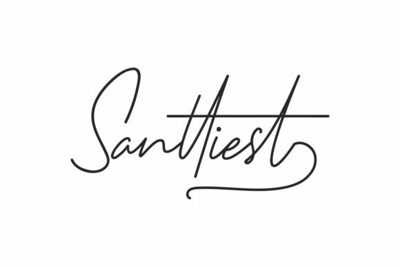 Santtiest: A Stylish Script Font