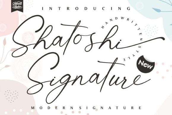 Shatoshi Signature Font for Crafters