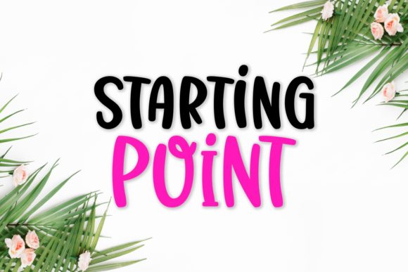 Starting Point Font for Business