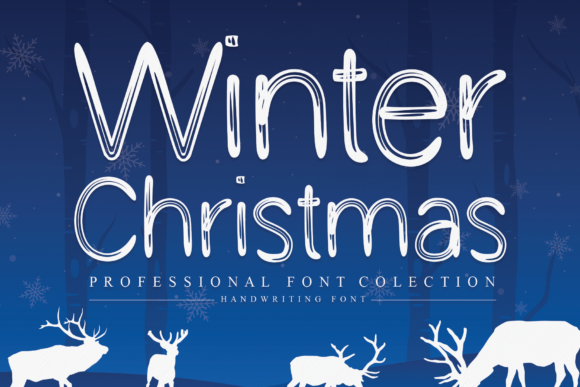 Winter Christmas Font for Business Branding